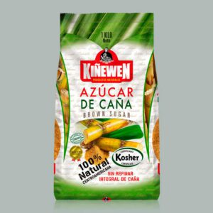 Azúcar de caña Kiñewen, empaque de 1 kg.